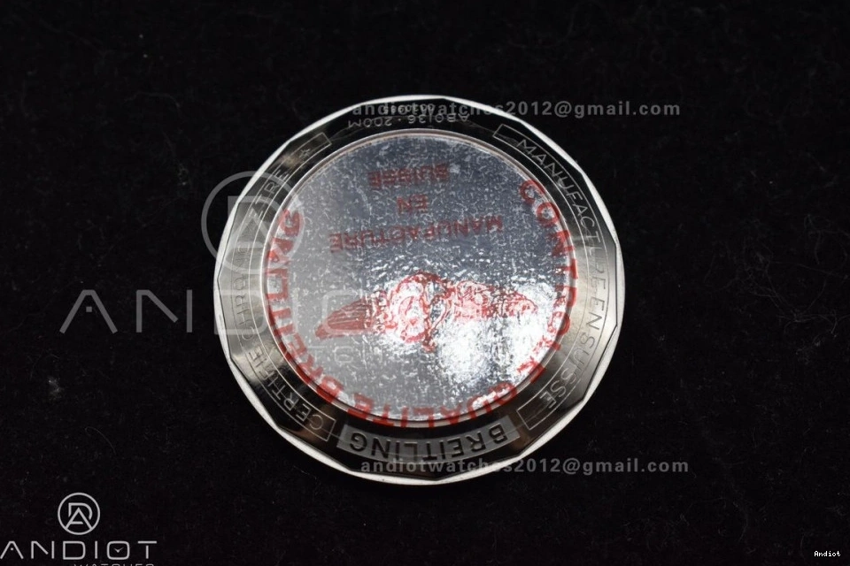 Black A7750 on SS 1:1 Chronomat Dial 44mm Edition BLSF Best B01 SS Bracelet 1105